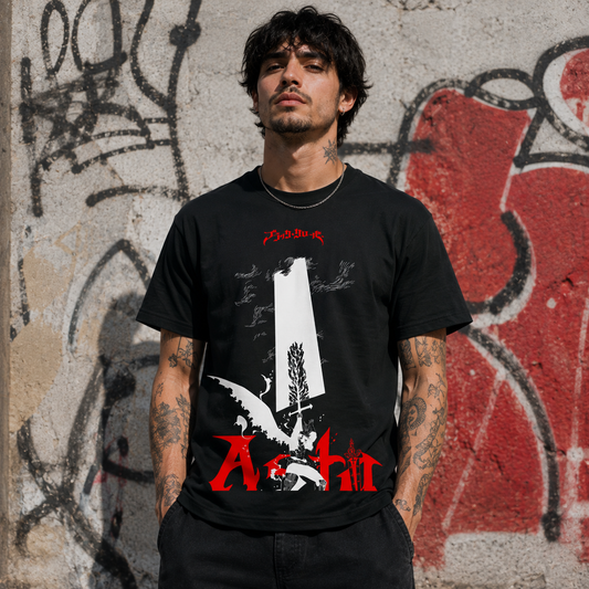 T-shirt anime Black Clover Asta 100% cotone - vista prodotto 2
