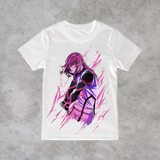 T-shirt anime Blue Lock Hyoma Chigiri 100% cotone - immagine principale