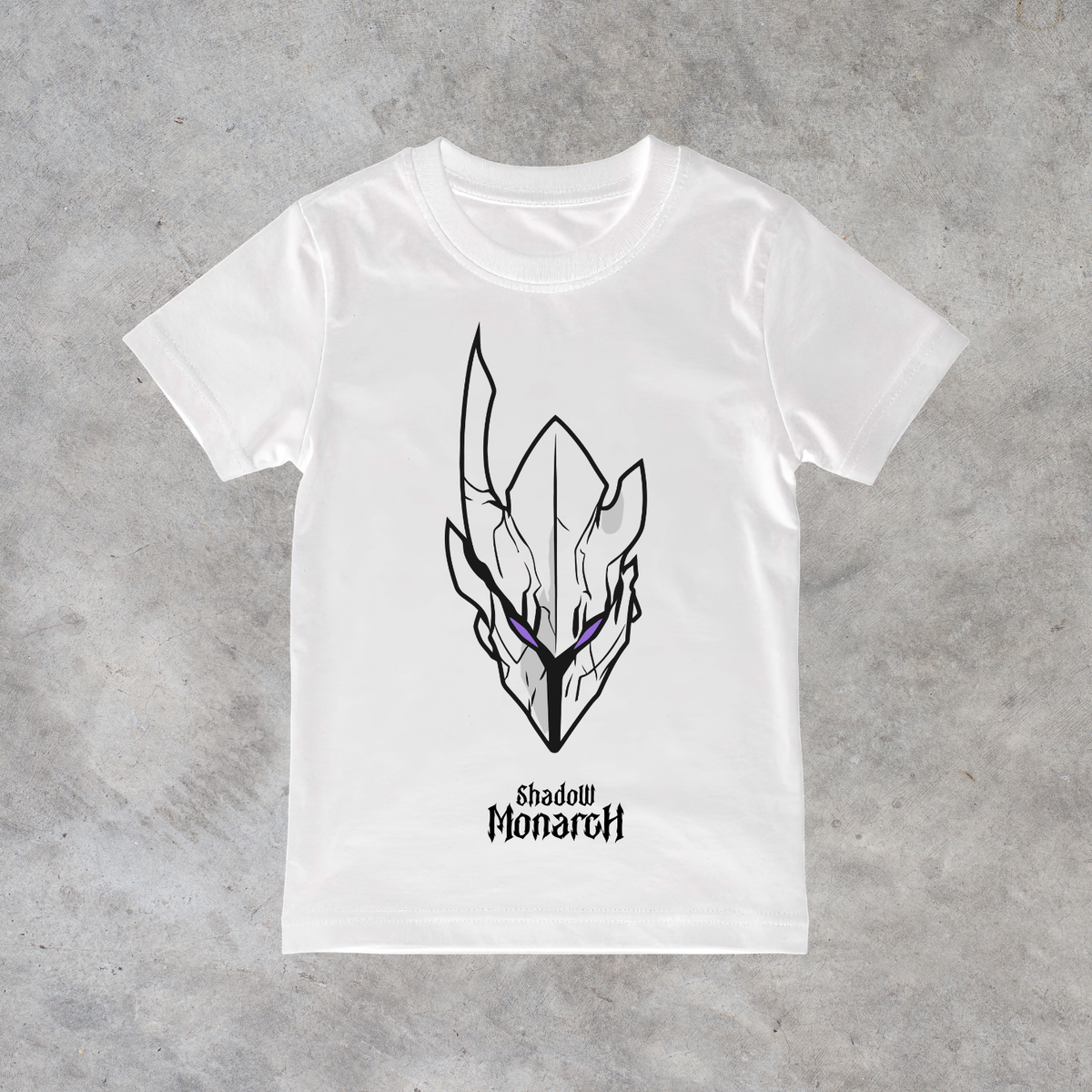 T-shirt anime Solo Leveling Shadow Monarch Grafica 1 100% cotone - immagine principale