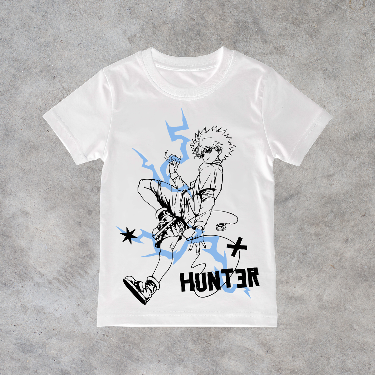 T-shirt anime Hunter x Hunter Killua Zoldyck 100% cotone - immagine principale