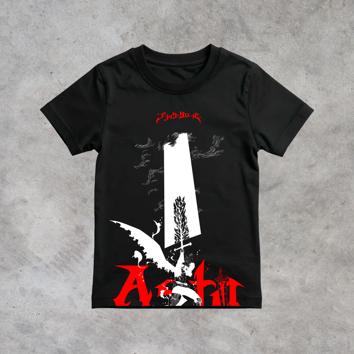 T-shirt anime Black Clover Asta 100% cotone - immagine principale