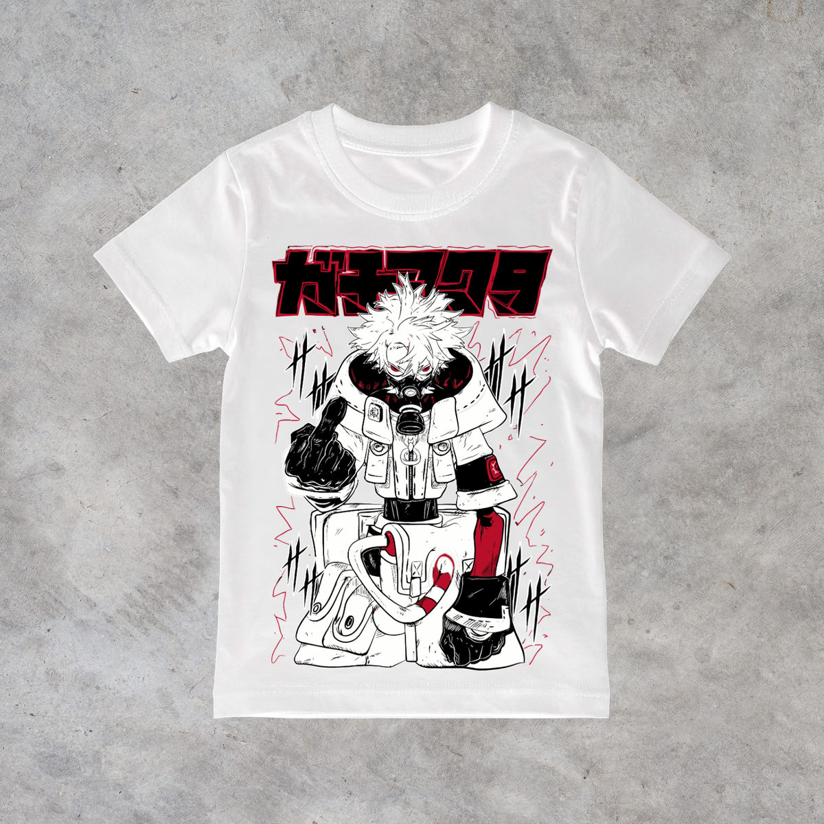 T-shirt anime Gachiakuta Rudo Grafica 1 100% cotone - immagine principale