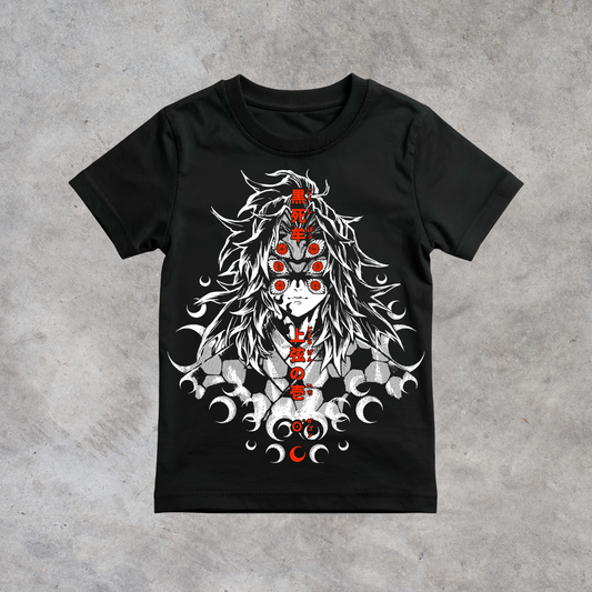 T-shirt anime Demon Slayer Kokushibo Grafica 2 100% cotone - immagine principale