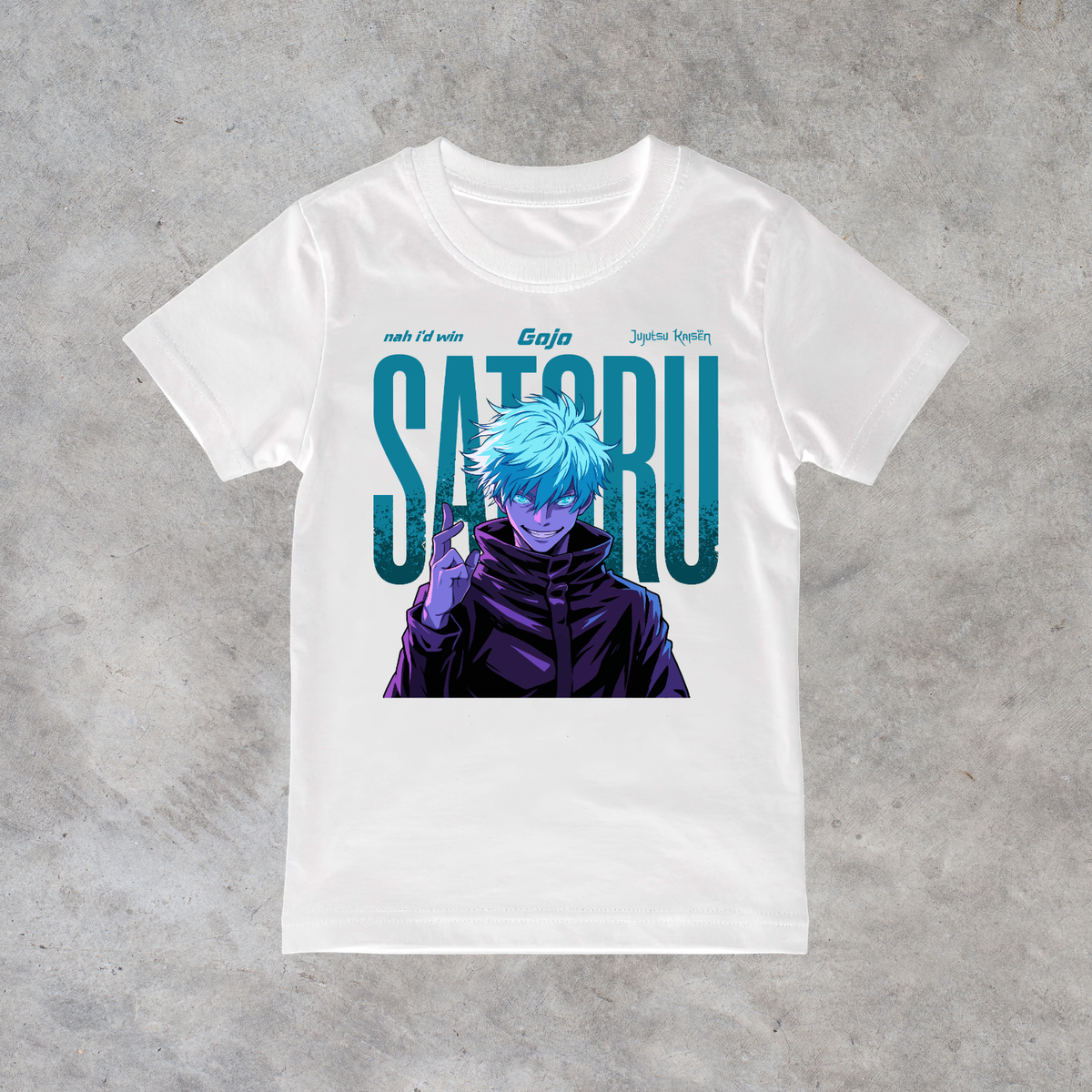 T-shirt anime Jujutsu Kaisen Satoru Gojo Grafica 6 100% cotone - immagine principale