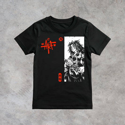 T-shirt anime Demon Slayer Kokushibo Grafica 4 100% cotone - immagine principale