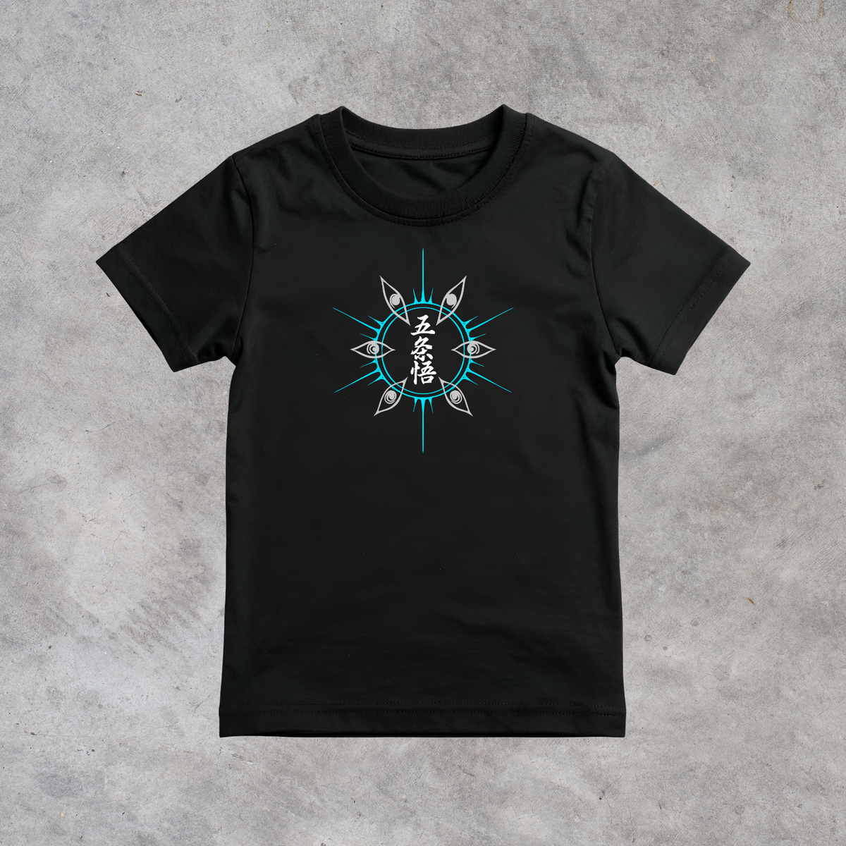 T-shirt anime Jujutsu Kaisen Satoru Gojo Grafica 9 100% cotone - immagine principale