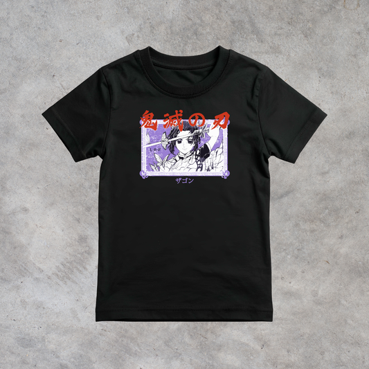 T-shirt anime Demon Slayer Shinobu Kocho Grafica 4 100% cotone - immagine principale