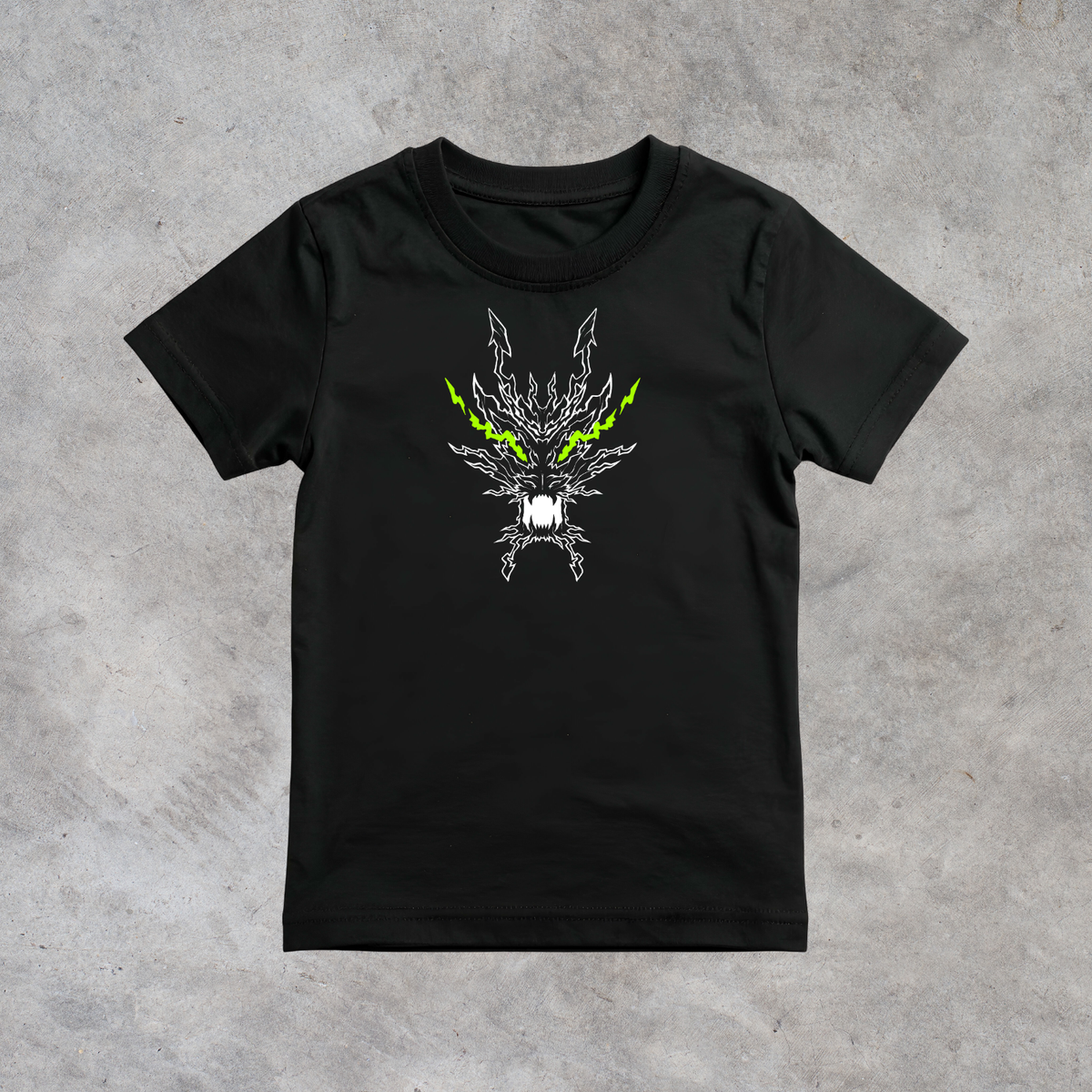 T-shirt anime Demon Slayer Zenitsu Agatsuma Dragone Grafica 1 100% cotone - immagine principale