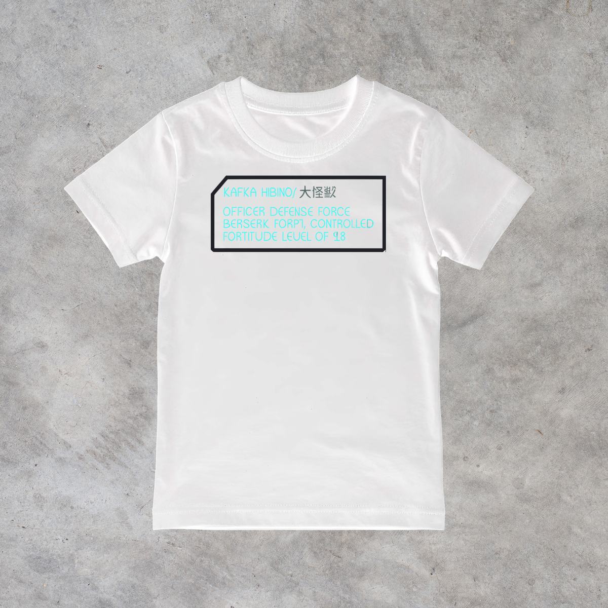 T-shirt anime Kaiju No. 8 Kafka Hibino Grafica 3 100% cotone - immagine principale