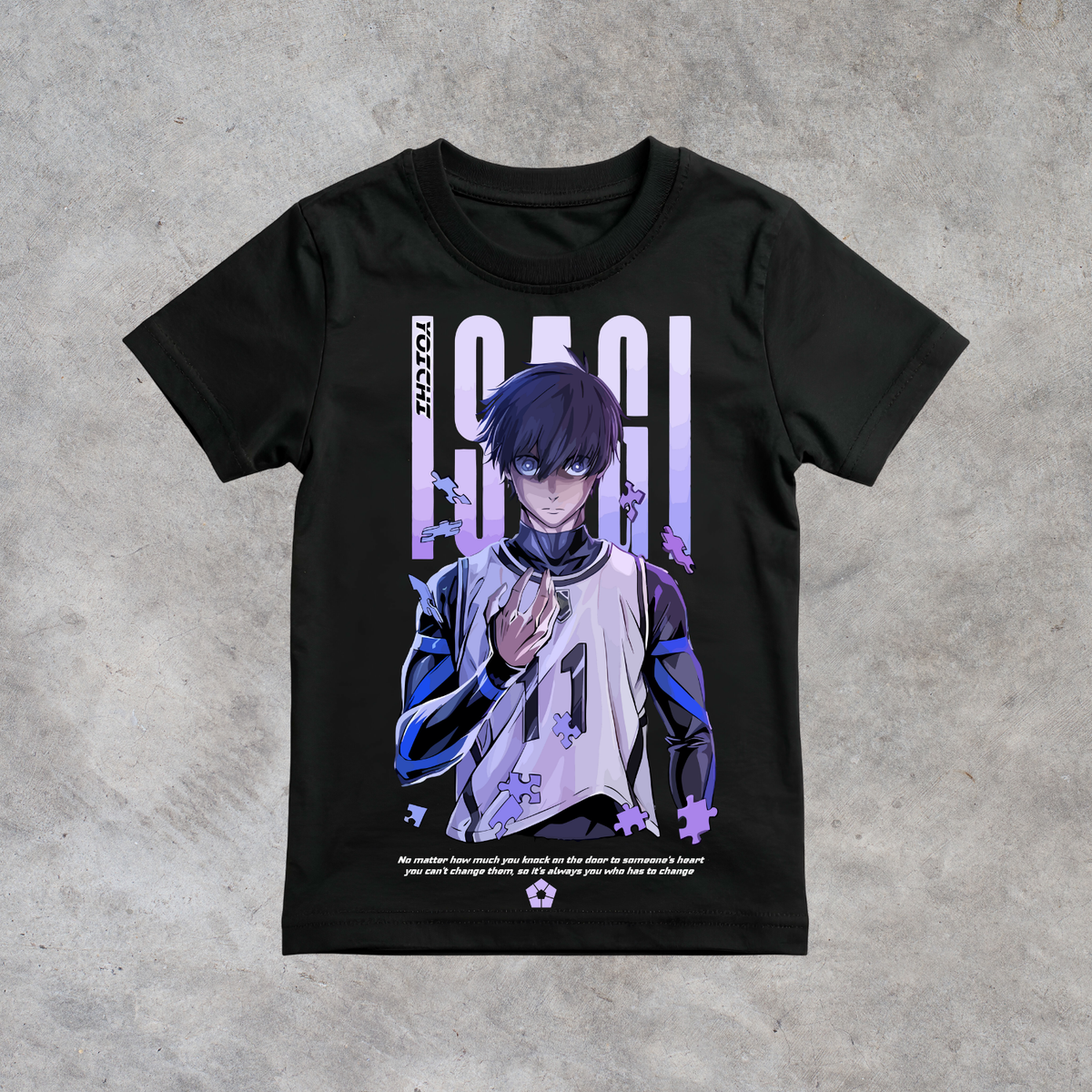 T-shirt anime Blue Lock Yoichi Isagi 100% cotone - immagine principale