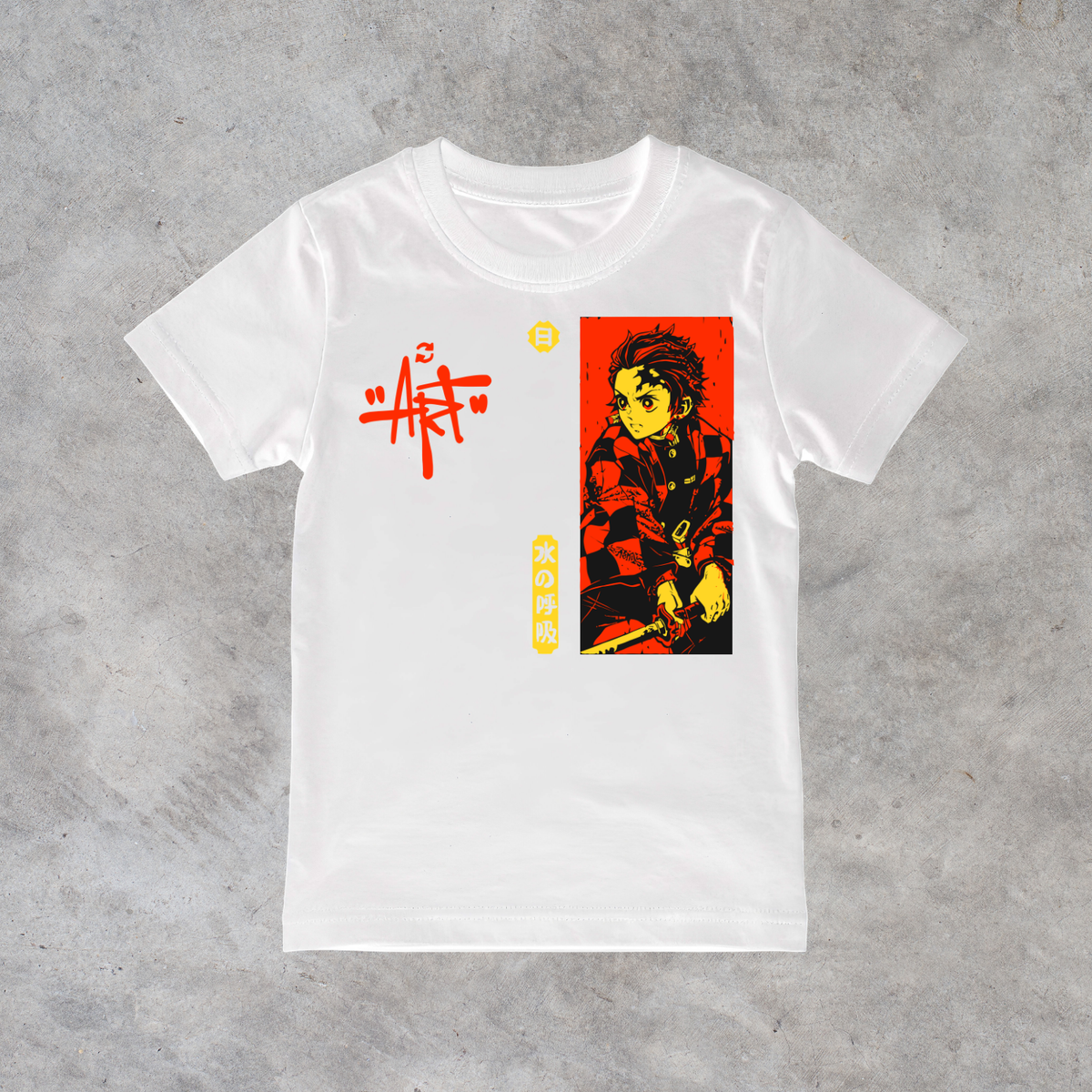 T-shirt anime Demon Slayer Sanemi Shinazugawa Grafica 1 100% cotone - immagine principale