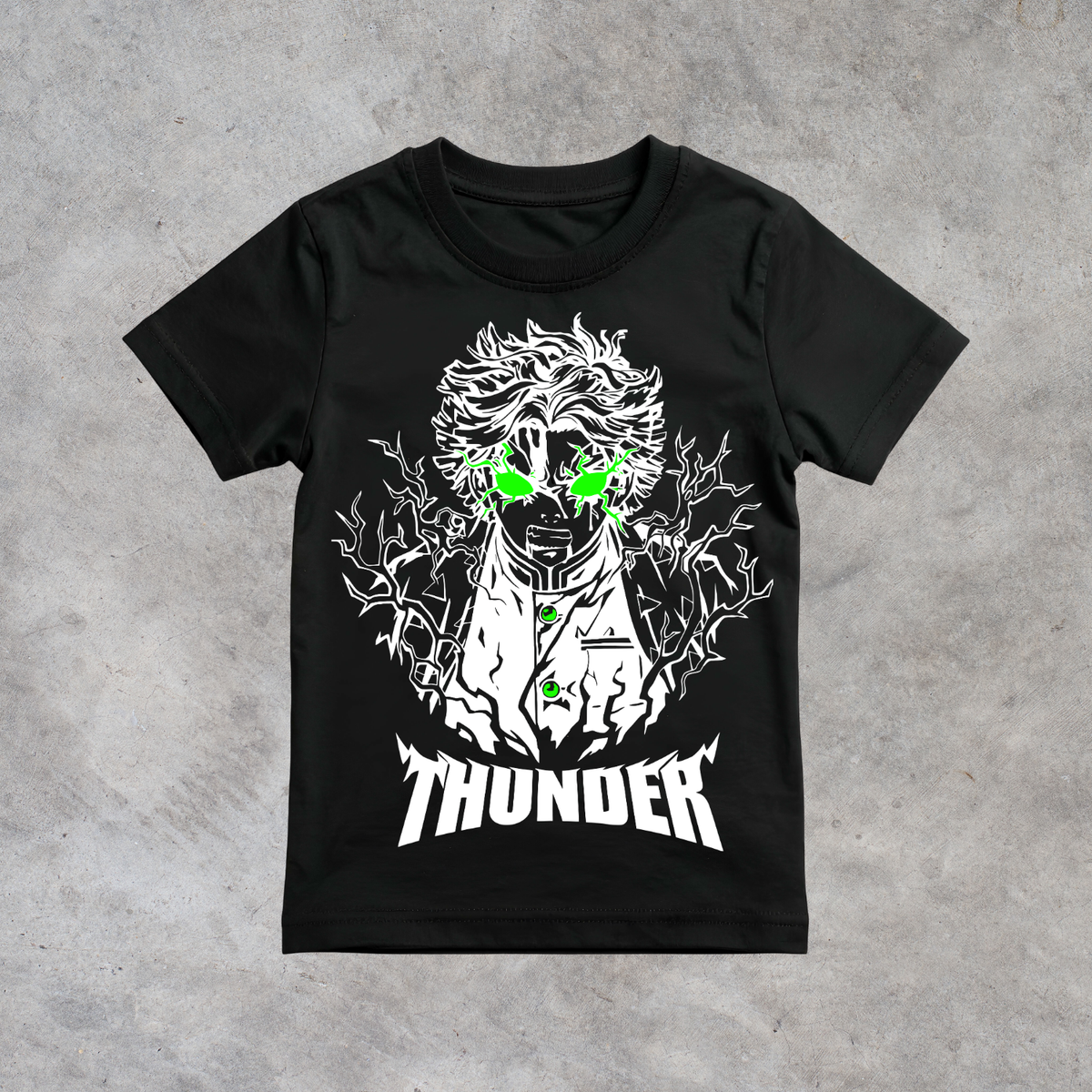 T-shirt anime Demon Slayer Zenitsu Agatsuma Grafica 4 100% cotone - immagine principale