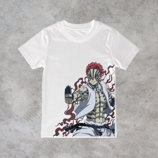 T-shirt anime Demon Slayer Akaza Grafica 1 100% cotone - immagine principale