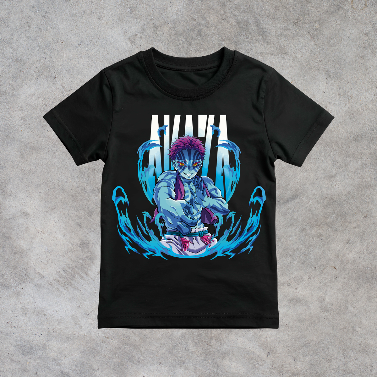 T-shirt anime Demon Slayer Akaza Grafica 2 100% cotone - immagine principale