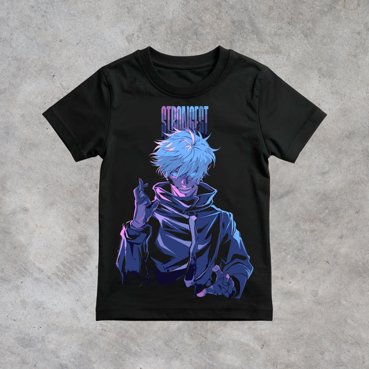 T-shirt anime Jujutsu Kaisen Satoru Gojo Grafica 1 100% cotone - immagine principale
