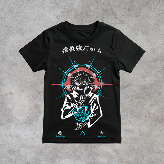 T-shirt anime Jujutsu Kaisen Satoru Gojo Grafica 3 100% cotone - immagine principale