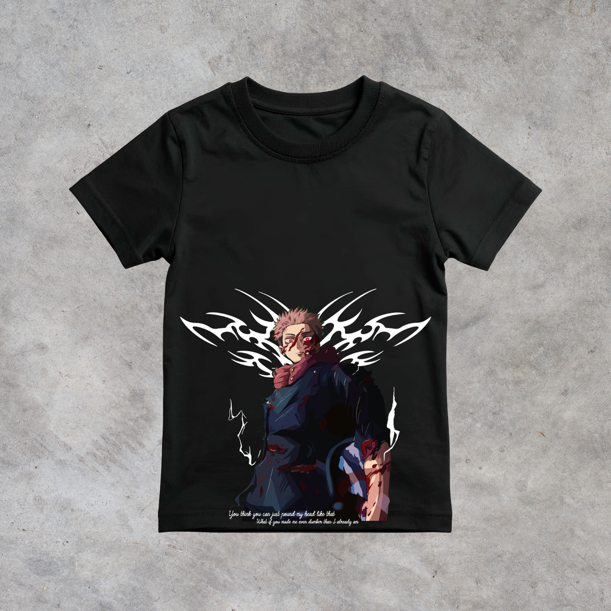 T-shirt anime Jujutsu Kaisen Yuji Itadori Grafica 1 100% cotone - immagine principale