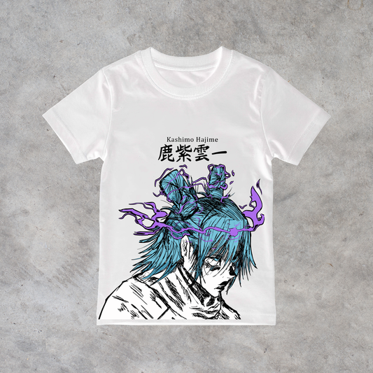 T-shirt anime Jujutsu Kaisen Hajime Kashimo 100% cotone - immagine principale