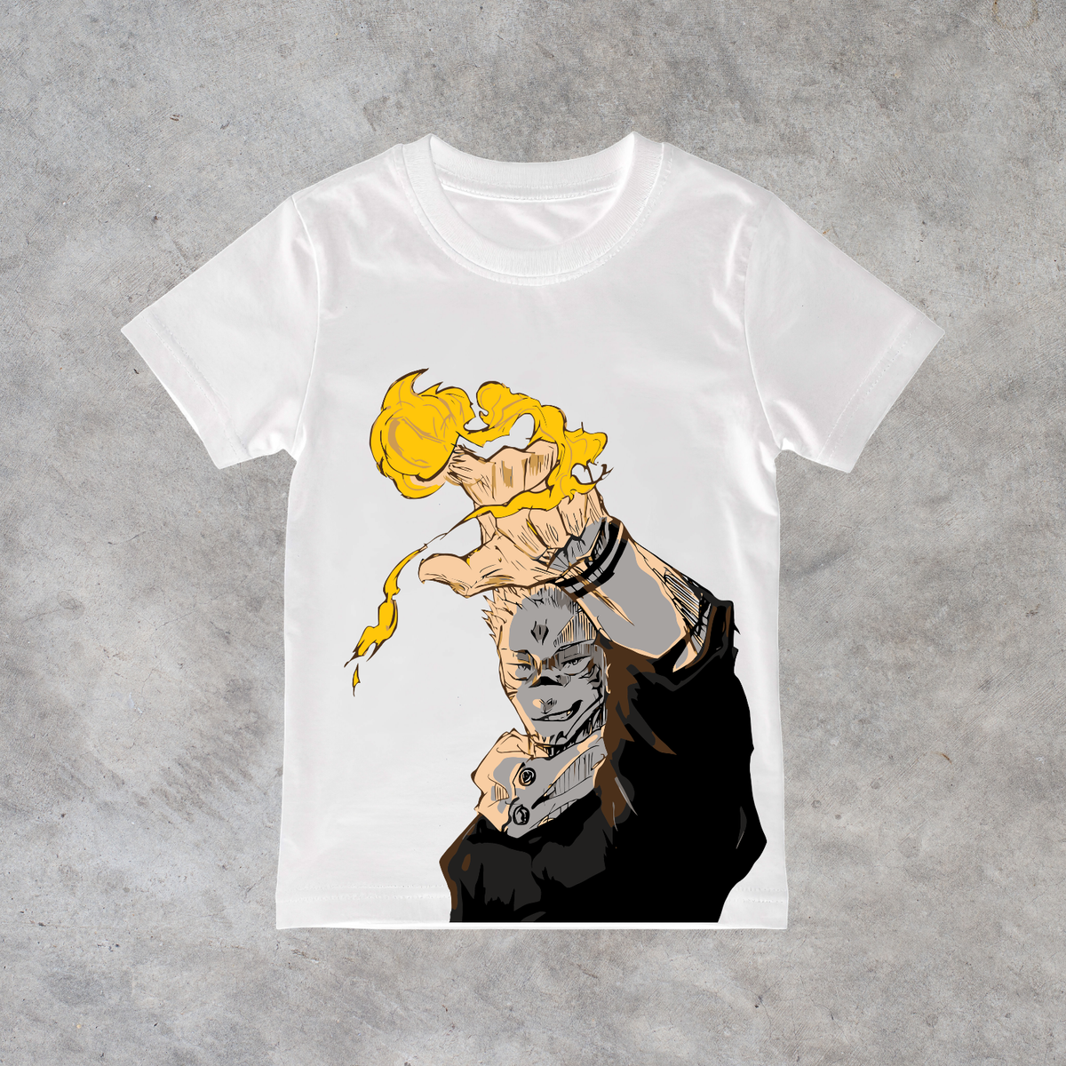 T-shirt anime Jujutsu Kaisen Yuji Itadori Grafica 4 100% cotone - immagine principale
