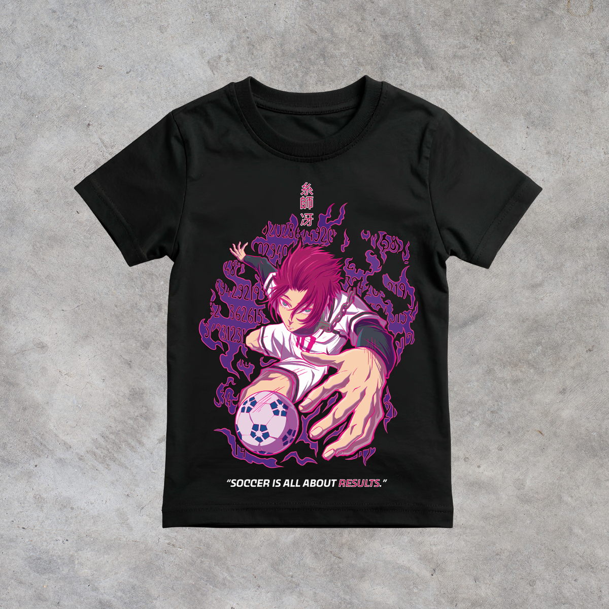 T-shirt anime Blue Lock Sae Itoshi 100% cotone - immagine principale