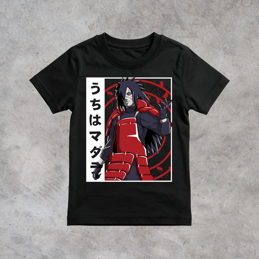 T-shirt anime Naruto Madara Uchiha Grafica 1 100% cotone - immagine principale