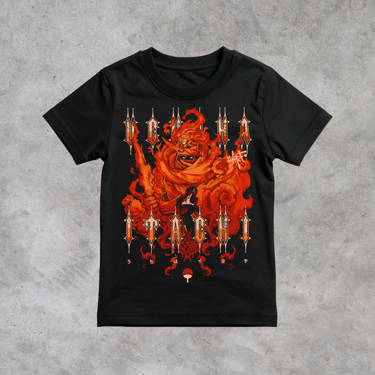T-shirt anime Naruto Itachi Uchiha Grafica 1 100% cotone - immagine principale