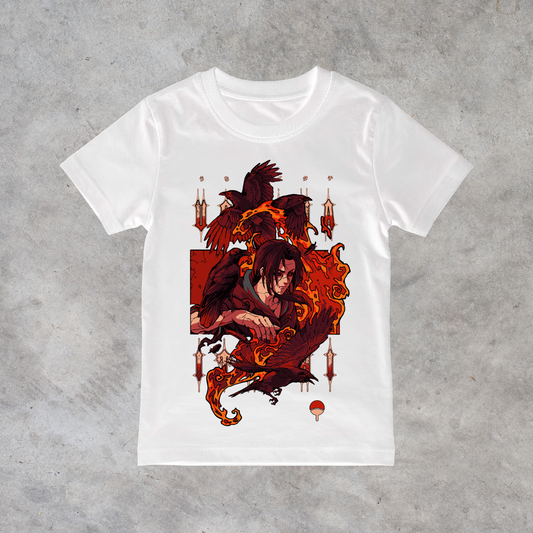 T-shirt anime Naruto Itachi Uchiha Grafica 2 100% cotone - immagine principale
