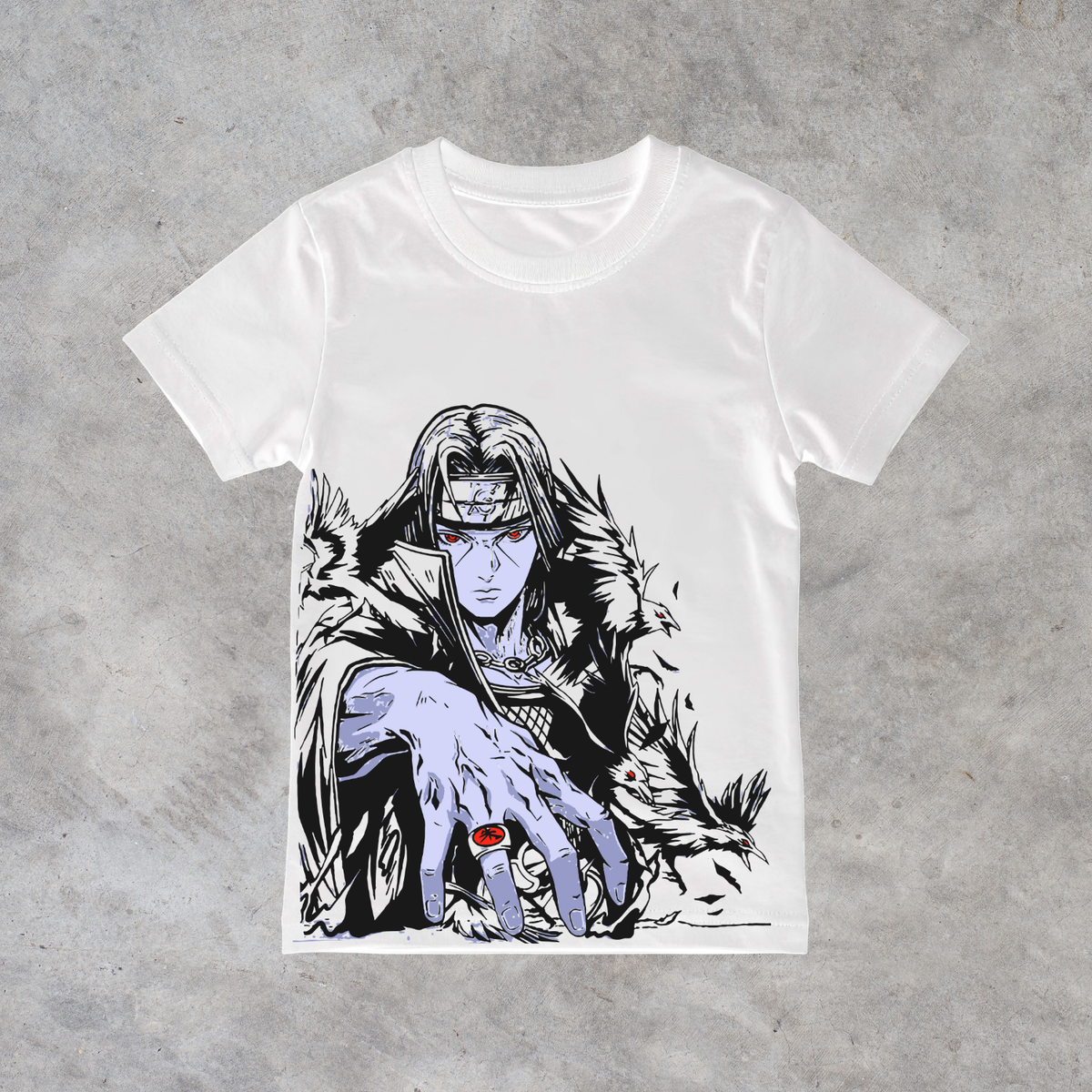 T-shirt anime Naruto Itachi Uchiha Grafica 3 100% cotone - immagine principale