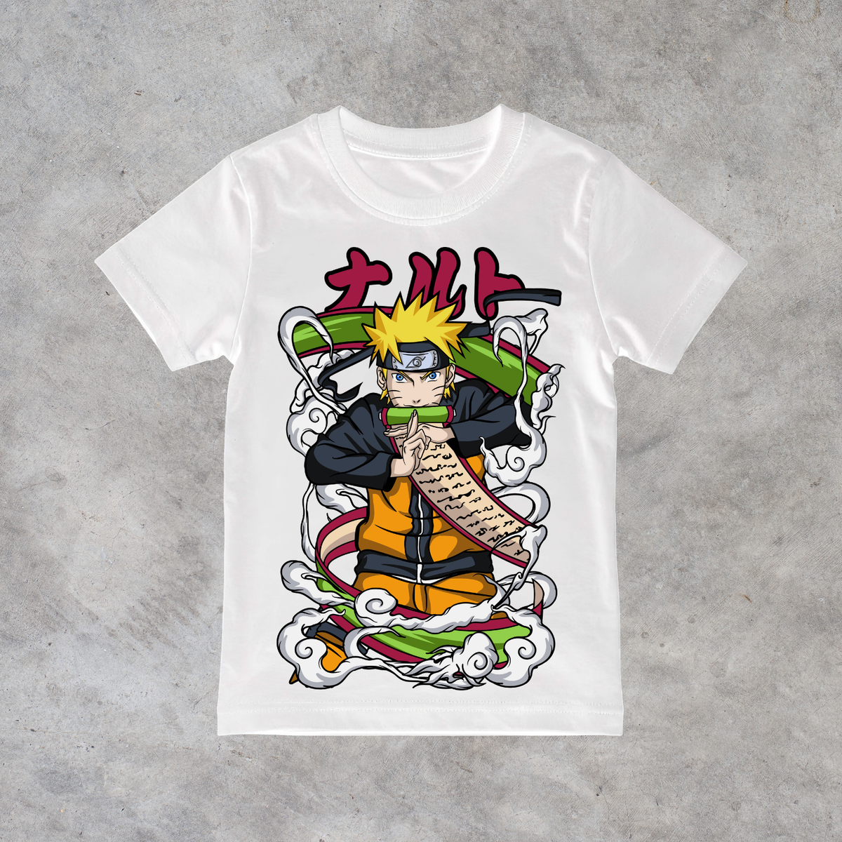 T-shirt anime Naruto Grafica 1 100% cotone - immagine principale
