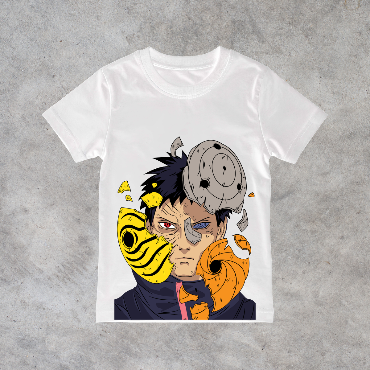T-shirt anime Naruto Obito Uchiha Grafica 2 100% cotone - immagine principale