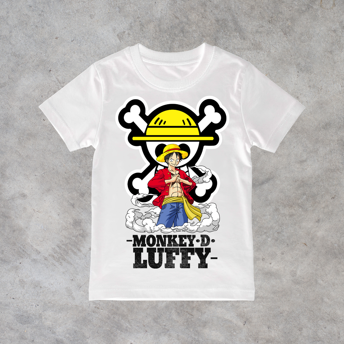 T-shirt anime One Piece Monkey D. Luffy Grafica 1 100% cotone - immagine principale