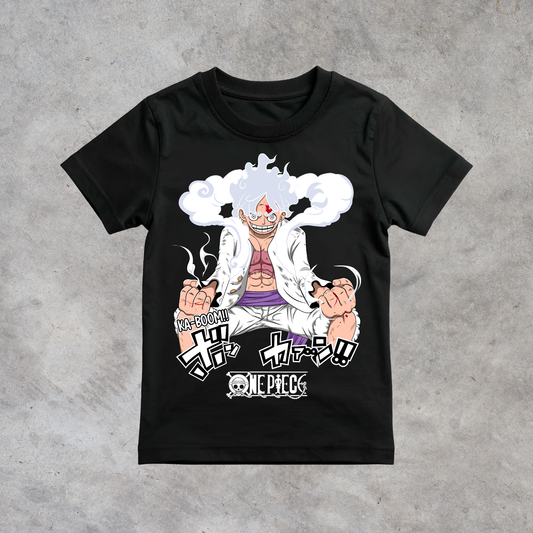 T-shirt anime One Piece Monkey D. Luffy Gear 5 Grafica 1 100% cotone - immagine principale