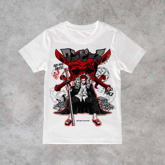 T-shirt anime One Piece Shanks 100% cotone - immagine principale