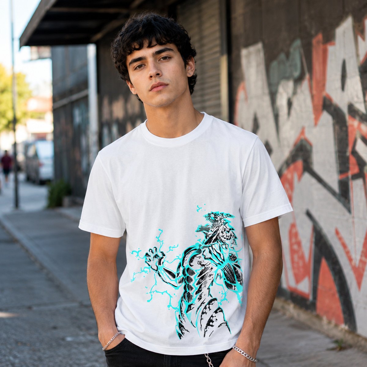 T-shirt anime Kaiju No. 8 Grafica 1 100% cotone - vista prodotto 2