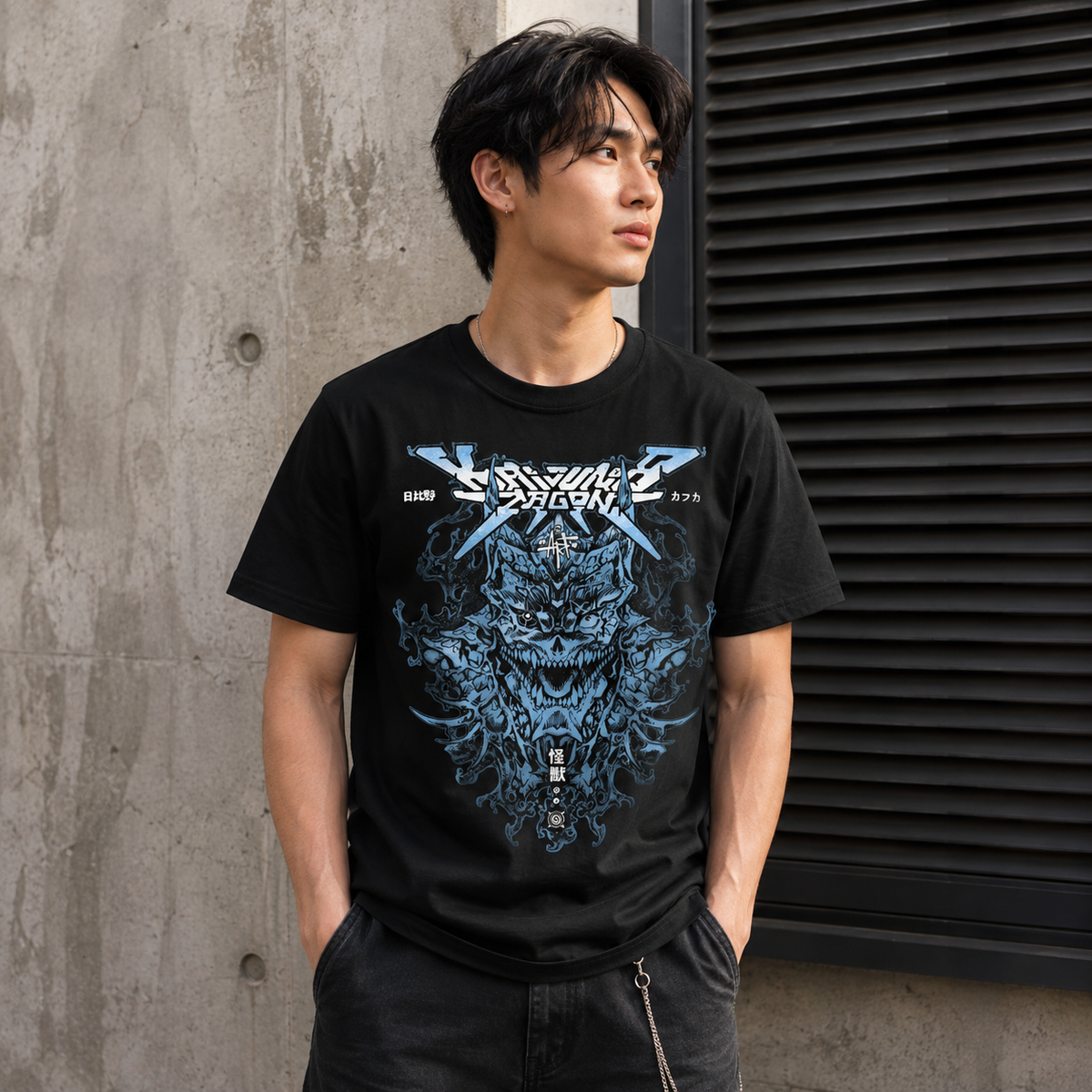 T-shirt anime Kaiju No. 8 Grafica 3 100% cotone - vista prodotto 2