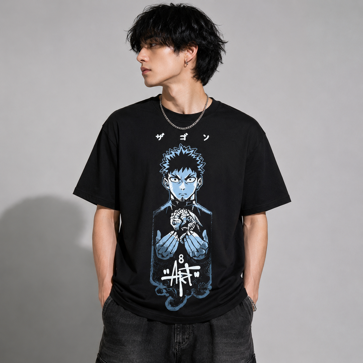 T-shirt anime Kaiju No. 8 Kafka Hibino Grafica 1 100% cotone - vista prodotto 2