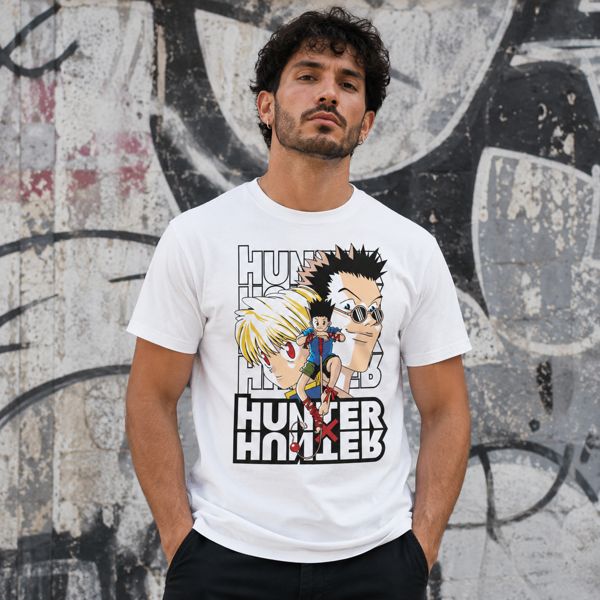 T-shirt anime Hunter x Hunter 100% cotone - vista prodotto 2