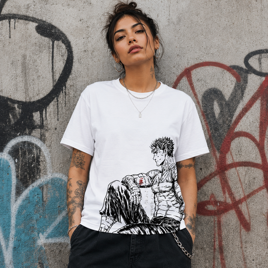 T-shirt anime Berserk Guts 100% cotone - vista prodotto 2