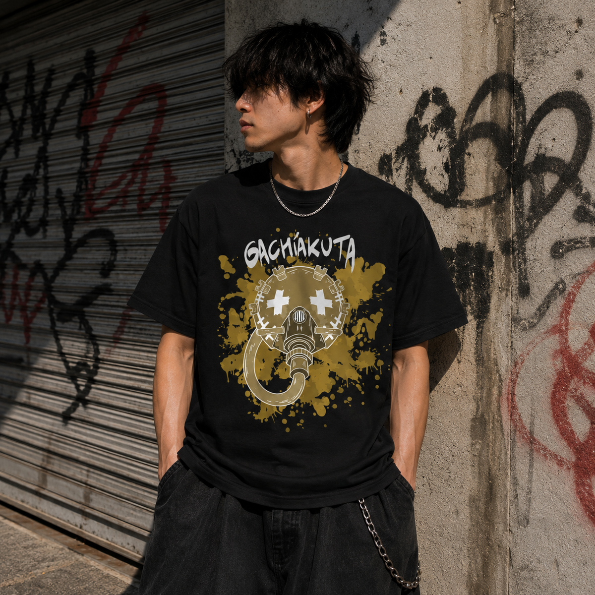 T-shirt anime Gachiakuta Logo Grafica 2 100% cotone - vista prodotto 2