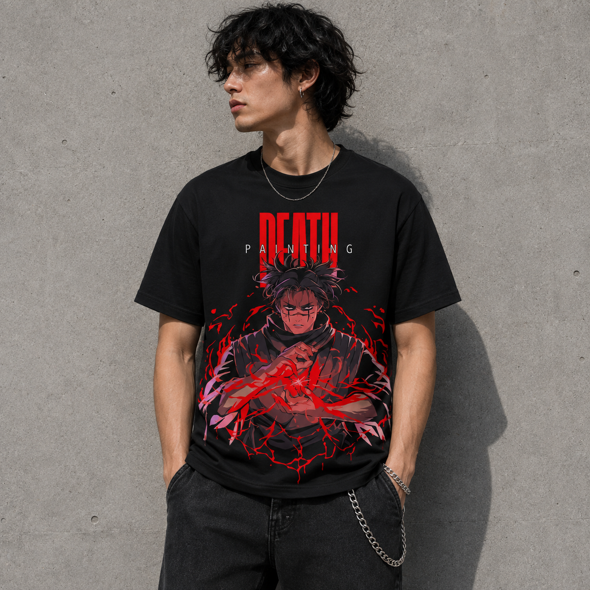 T-shirt anime Jujutsu Kaisen Choso 100% cotone - vista prodotto 2